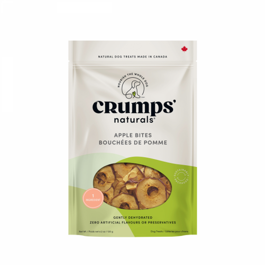 Crumps' Naturals - APPLE Bites Dog Treat - 120GM (4.2oz)