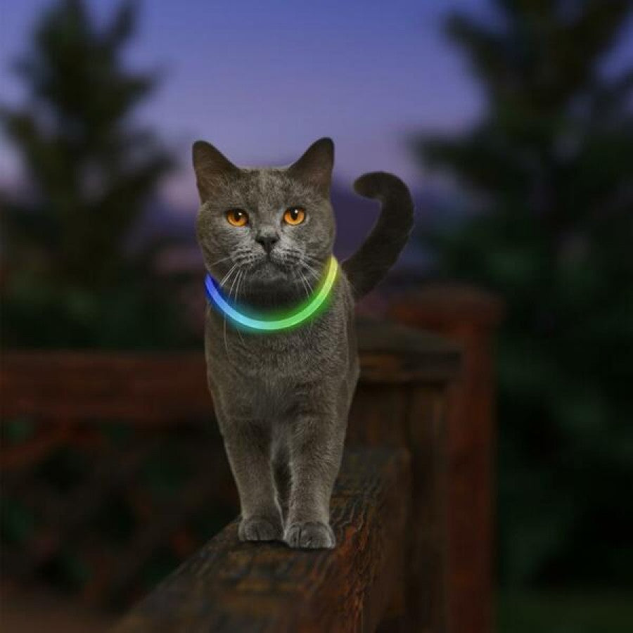 Nite Ize - NiteMeow LED Safety Necklace - DISC-O Select - 24-38CM (9.5-14.8in)