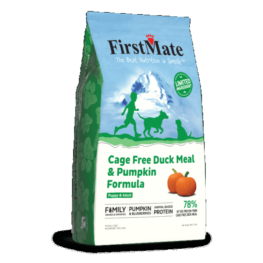 FirstMate - GF LID DUCK and PUMPKIN Dry Dog Food - 11.4KG (25lb)