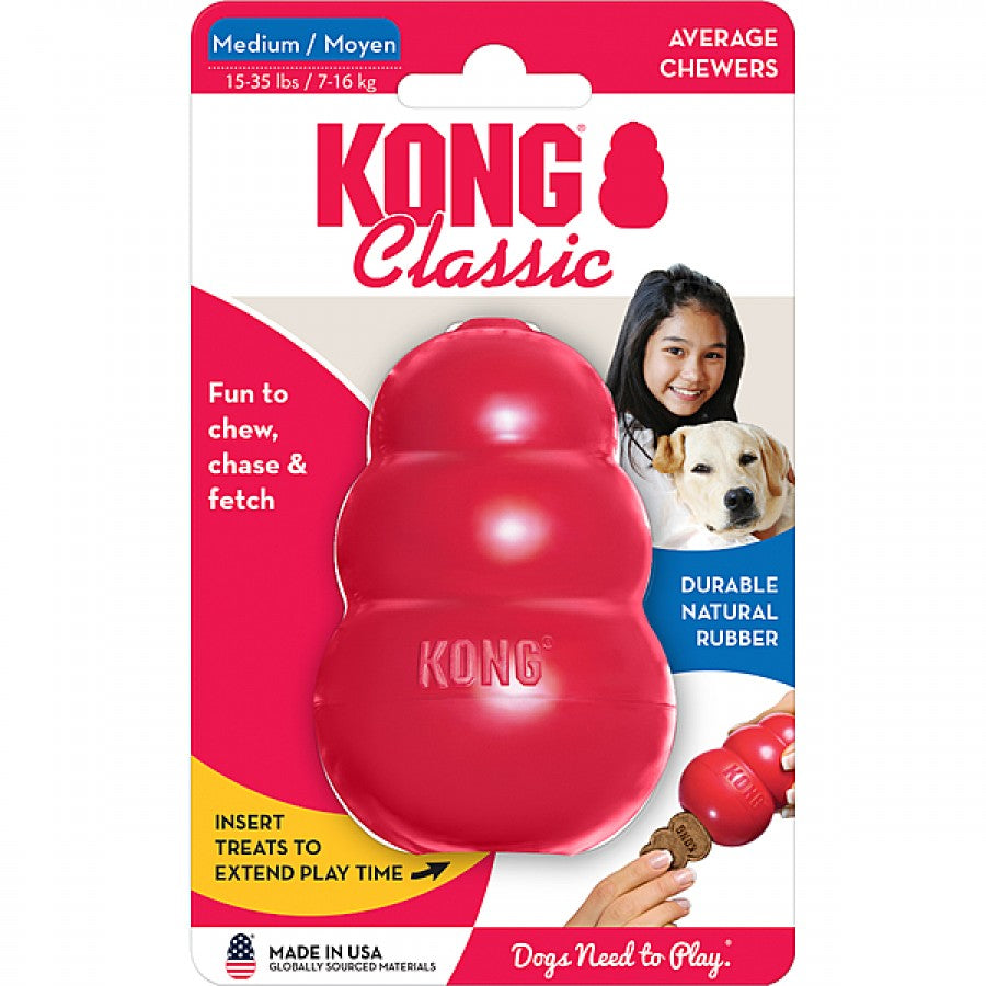 LocalID_69767 KONG - Classic RED - Dog Treat Dispensing Toy - MEDIUM - 9CM (3.5in)