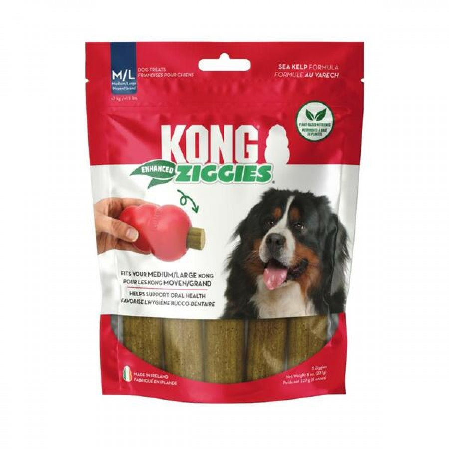 LocalID_70406 KONG - Ziggies Enhanced Dog Treat - MEDIUM/LARGE - 227GM (8oz)