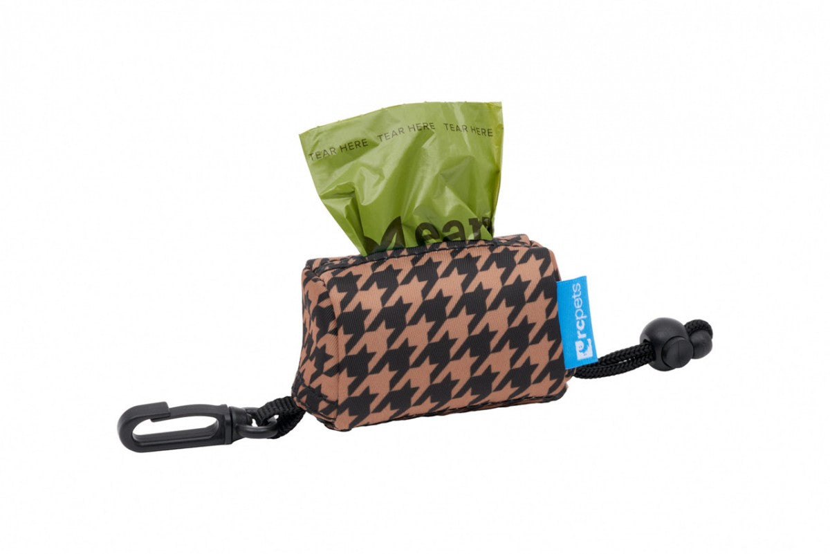 LocalID_67915 RC Pets - P.U.P. Bag - HOUNDSTOOTH TOFFEE