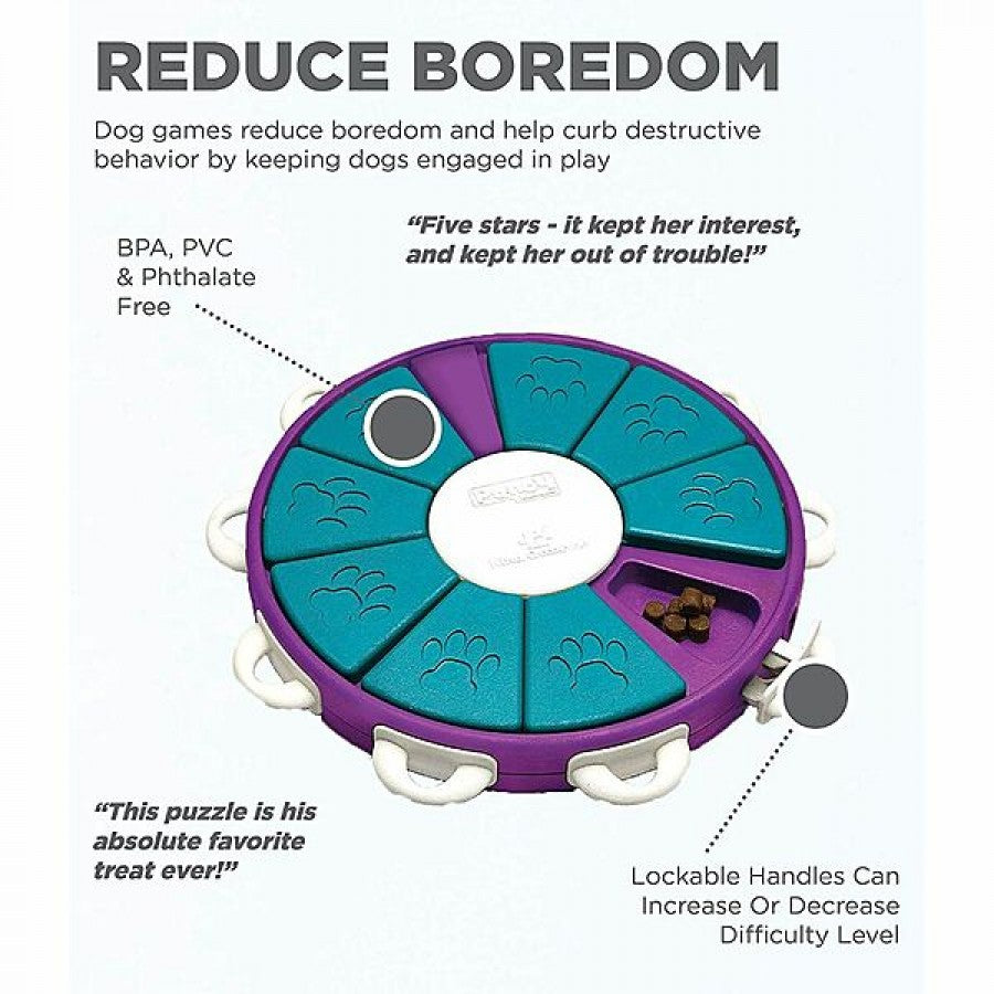 LocalID_70005 Nina Ottosson - Treat Game Twister Dog Puzzle Toy - 30.5CM (12in)