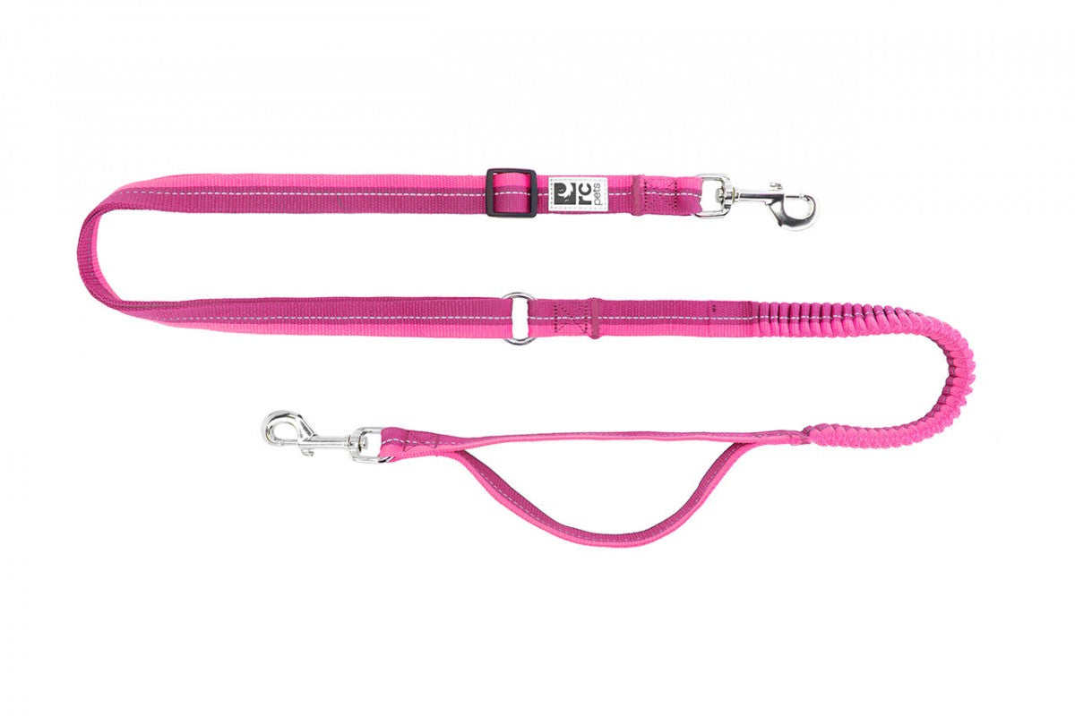 LocalID_55320 RC Pets - BUNGEE Active Leash - MULBERRY AZALEA  - 1in x 6.5ft
