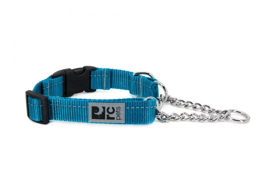 LocalID_48427 RC Pets - PRIMARY TRAINING Clip Collar - DARK TEAL - XSmall - 5/8 x 9.5-11in
