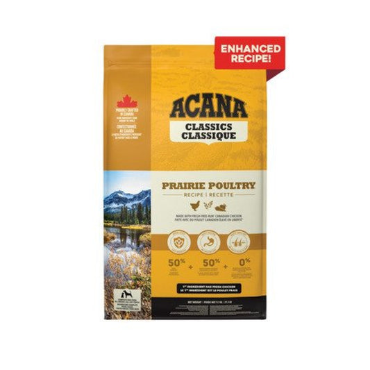 Champion Foods - Acana CLASSICS - PRAIRIE POULTRY Dry Dog Food - 9.7KG (21.3lb)