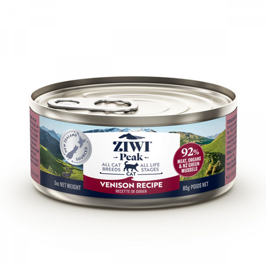 *S.O. - Up to 3 Week Wait* ZIWI - Peak VENISON Wet Cat Food - 85GM (3oz)