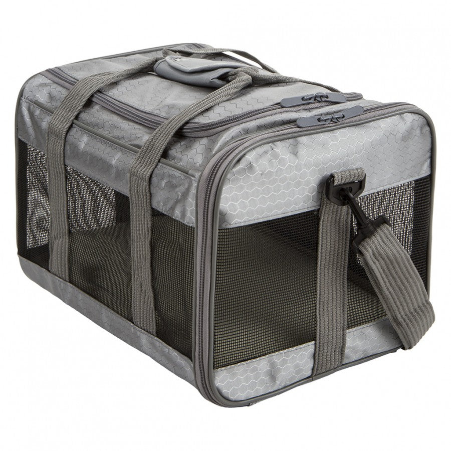 Sherpa - Sherpa To Go Carrier - GREY - MEDIUM - 27.9x26.6x38.1CM (11x10.5x15in)