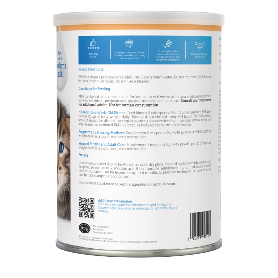 LocalID_71040 PetAg - KMR Powder Kitten Milk Replacer - 170G (6oz)