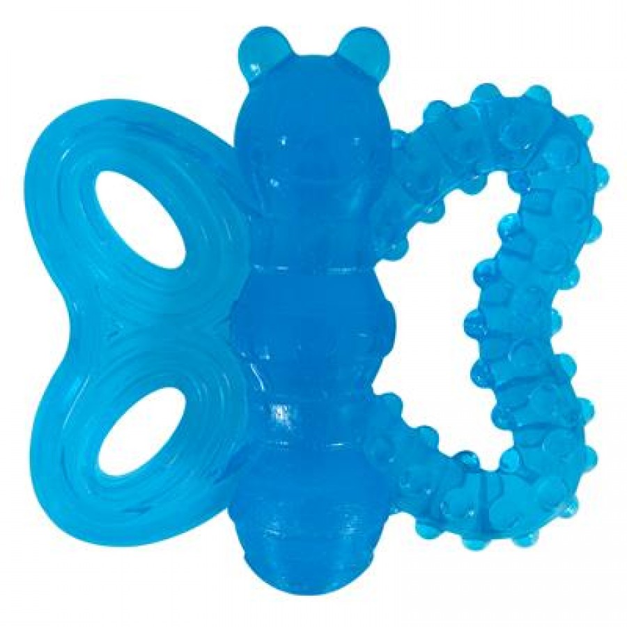 JW Pets - Butterfly Chew-Ee Teether Dog Toy - 9CM ( 3.54in)