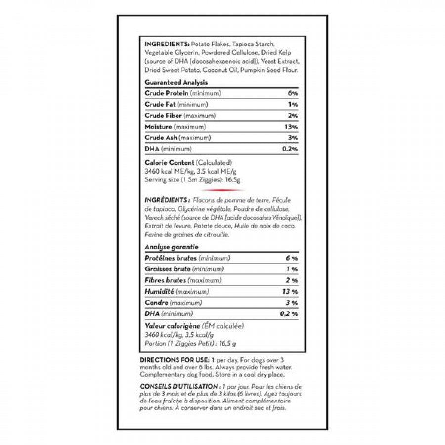 LocalID_70426 KONG - Ziggies Enhanced PUPPY Dog Treat - SMALL - 198GM (7oz)