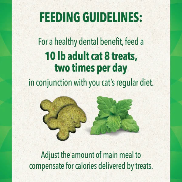 Greenies - Cat Dental CATNIP Flavour Cat Treats - 60GM (2.1oz)