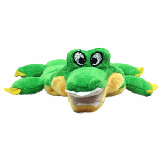 LocalID_33738 Outward Hound - Squeaker Matz Mini Gator - 6 Squeakers Dog Toy - 24cm (9.45in)