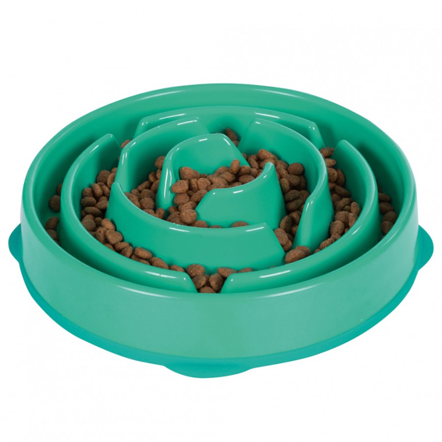 Outward Hound - Fun Feeder Drop - TEAL - LARGE - 28.5CM (11in)