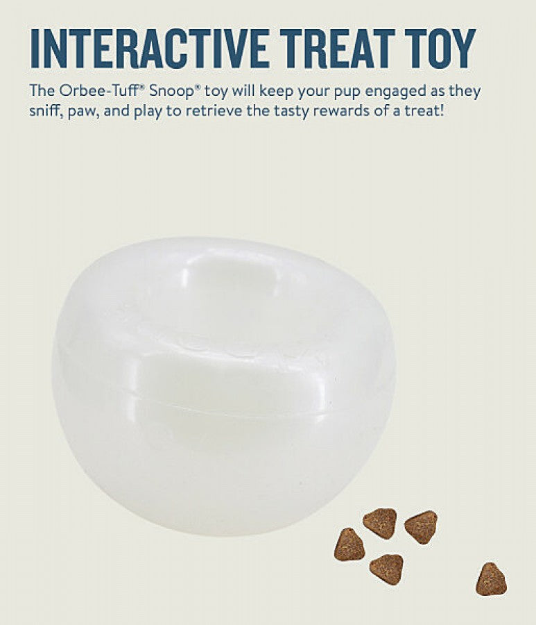 LocalID_64588 Petstages - Orbee Tuff Snoop Dog Toy - CLEAR - 12.7CM (5in)