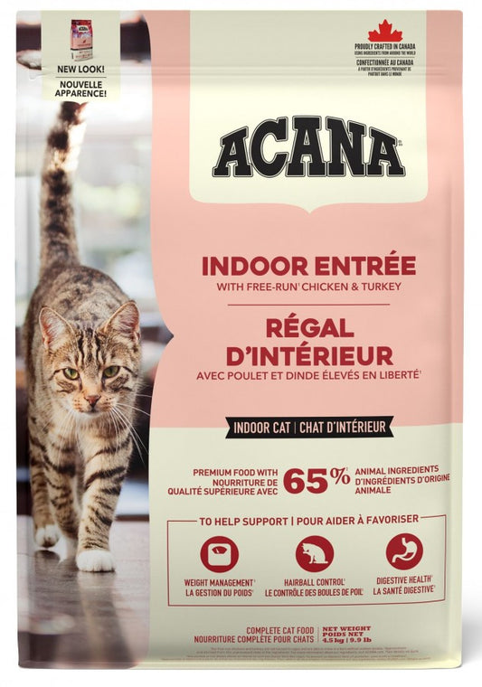 LocalID_61593 Champion Foods - Acana - INDOOR ENTREE Dry Cat Food - 4.5KG
