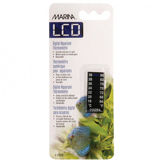 Marina - LCD Aquarium Thermometer - Centigrade - Fahrenheit - 18 to 30° C (64 to 86° F)