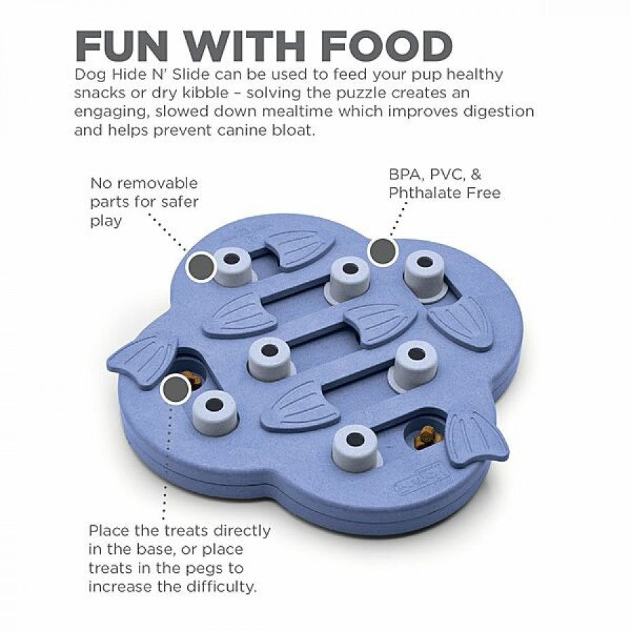 LocalID_69974 Nina Ottosson - Hide N Slide Puzzle Dog Toy - PURPLE - 34x34x7CM (13.5x13.5x2.8in)