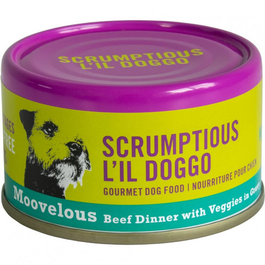LocalID_53806 Scrumptious - MOOVELOUS - BEEF & VEGGIE Dinner in Gravy - 85GM (3oz)