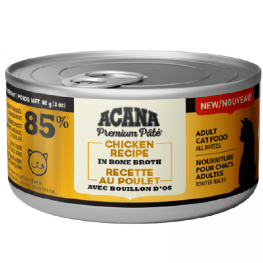 Champion Foods - Acana CHICKEN in Bone Broth Wet Cat Food - 85GM (3oz)