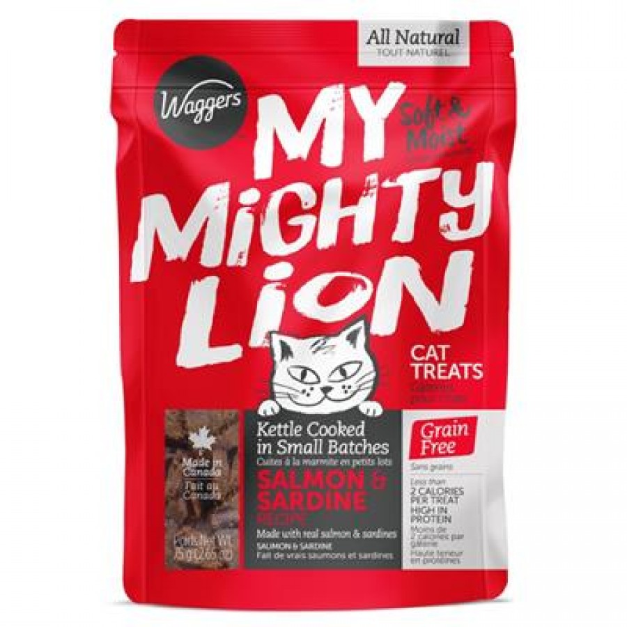 Jay's - My Mighty Lion SALMON Cat Treats - 75GM (2.65oz)