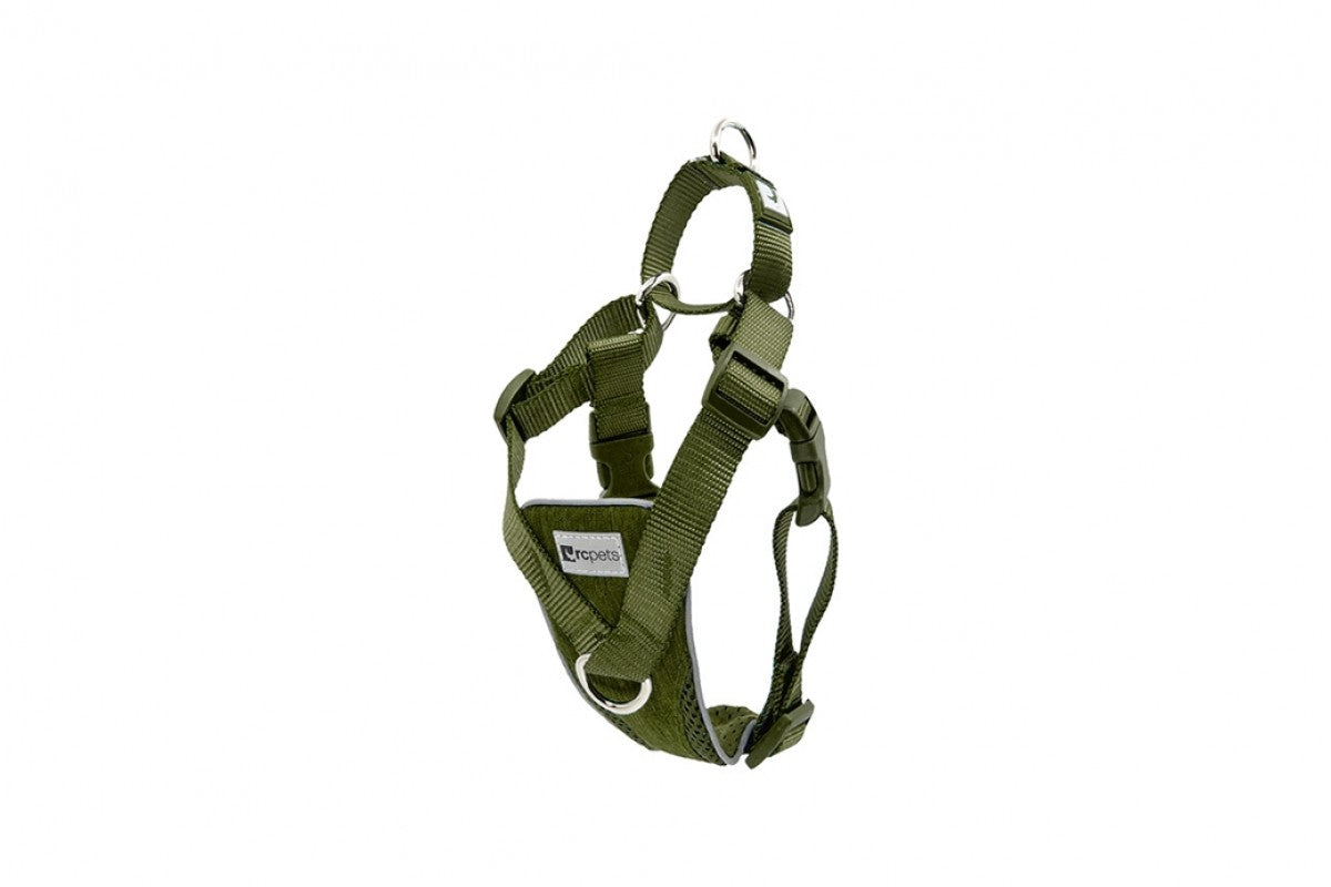 RC Pets - Tempo No-Pull Harness - HEATHER OLIVE - XSMALL - 35.5 x 45.7CM (14-18IN) Girth