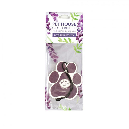 Pet House - Air Freshener - Lavender Green Tea Car - 7.5CM (3in)