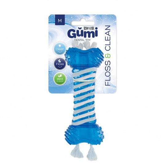LocalID_70482 Zeus - Gumi Dental Dog Toy - Floss & Clean - Medium - 17.5CM (7in)-1