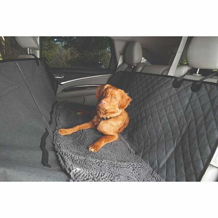 LocalID_60829 Dirty Dog - 3 in 1 CarSeat Cover & Hammock - GREY - 137 x 147CM (54X58in)