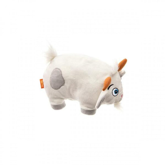 LocalID_69459 Growl - Trofflers Goat Dog Toy - BEIGE - 20.5CM (8in)