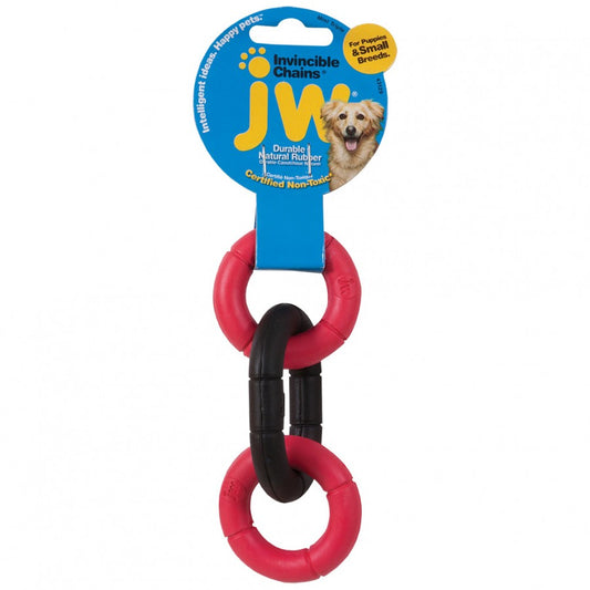 JW Pets - Invincible Chains Triple Dog Toy - MINI - 14CM (5.5in)