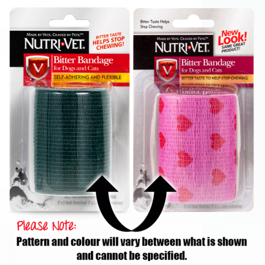 Nutri-Vet - Bitter Bandage Assorted Colours - 7.6CM (3in)