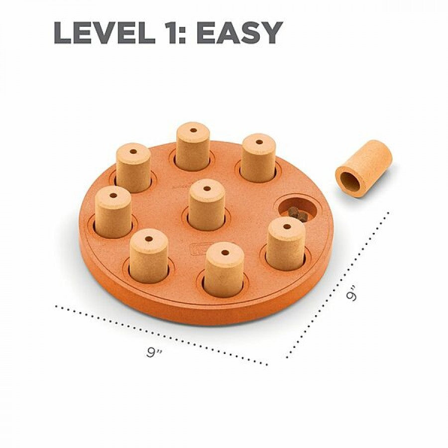 LocalID_69992 Nina Ottosson - Smart Composite Puzzle Dog Toy - ORANGE - 23x6CM (9x2.3in)