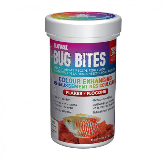 LocalID_63206 Fluval - Bug Bites Colour Enhancing Flakes - 45GM