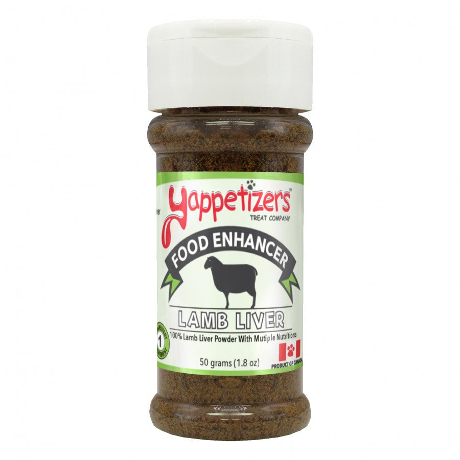 Yappetizers - Food Topper LAMB LIVER for Cats and Dogs - 50GM (1.8oz)