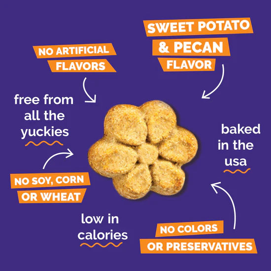 LocalID_71541 Fruitables - SWEET POTATO and PECAN Crunchy Dog Treats - 198GM (7oz)