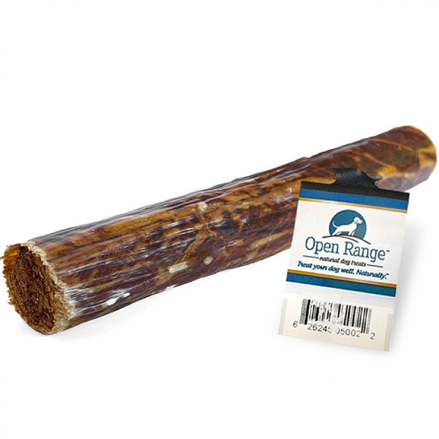 LocalID_64362 Open Range - Beef CHOMPER Esophagus STUFFED Dog Chew - 15CM (6in)