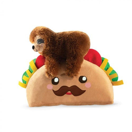 Fringe Studio - Taco Sloth Plush Dog Toy - 26CM (10in)