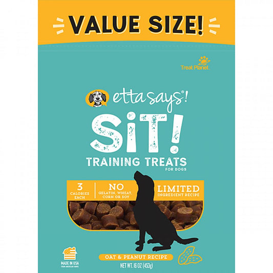 Treat Planet - Sit! Training Treats PEANUT BUTTER Dog Treat - 453GM (16oz)