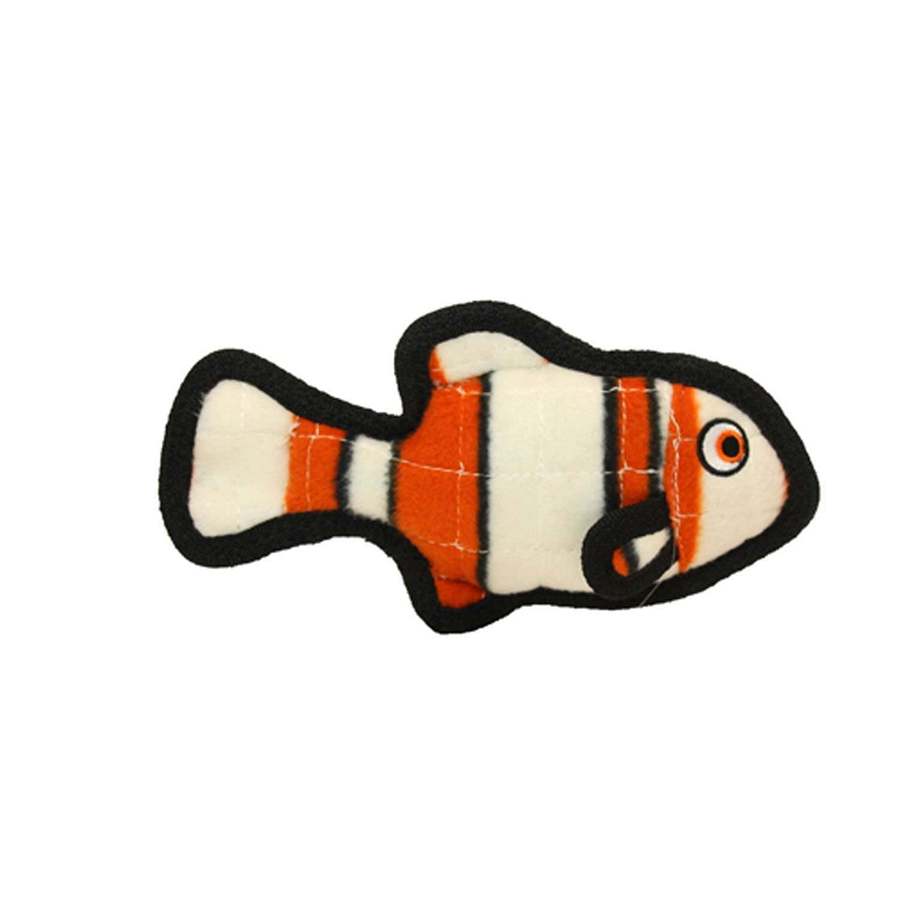 LocalID_71376 Tuffy - Sea Creatures - Orange Fish Dog Toy