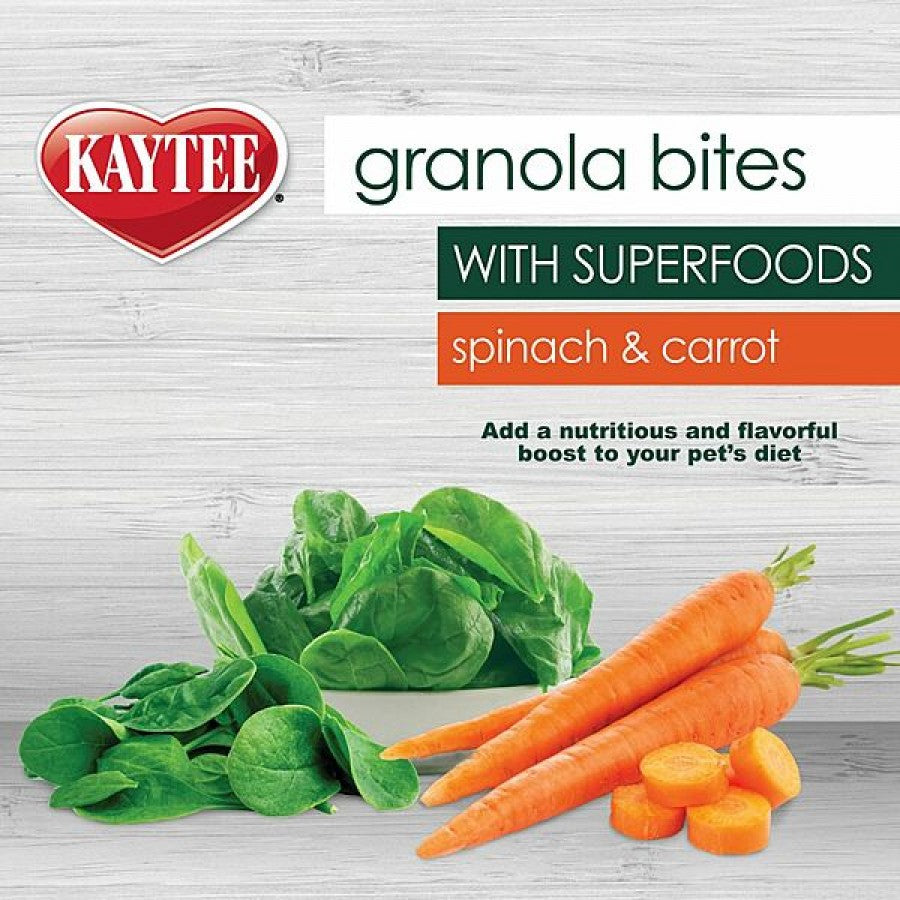 LocalID_69528 Kaytee - Granola Bites SPINACH & CARROT Small Animal Treat - 10OZ
