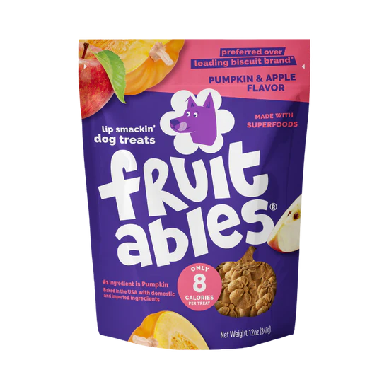 LocalID_71447 Fruitables - PUMPKIN and APPLE Crunchy Dog Treats - 198GM (7oz)
