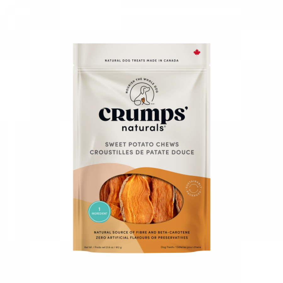 LocalID_61461 Crumps' Naturals - SWEET POTATO Dog Chews - 612GM