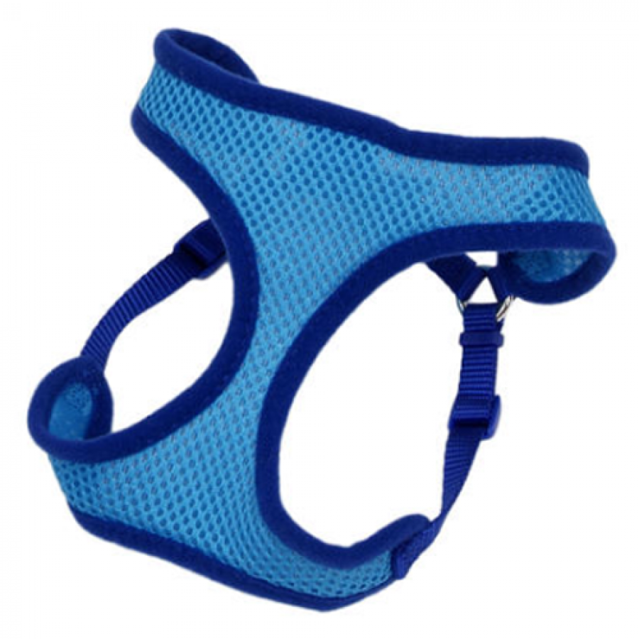 *DISC* Coastal - Comfort Soft STEP-IN Dog Harness - BLUE - XXSMALL - 3/8in x (14-16in)