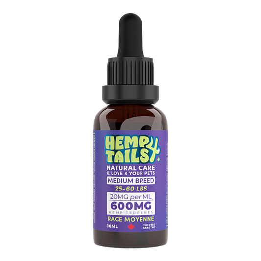 LocalID_58119 Hemp 4 Tails - Hemp Seed Oil Medium Breed - 600MG/30ML