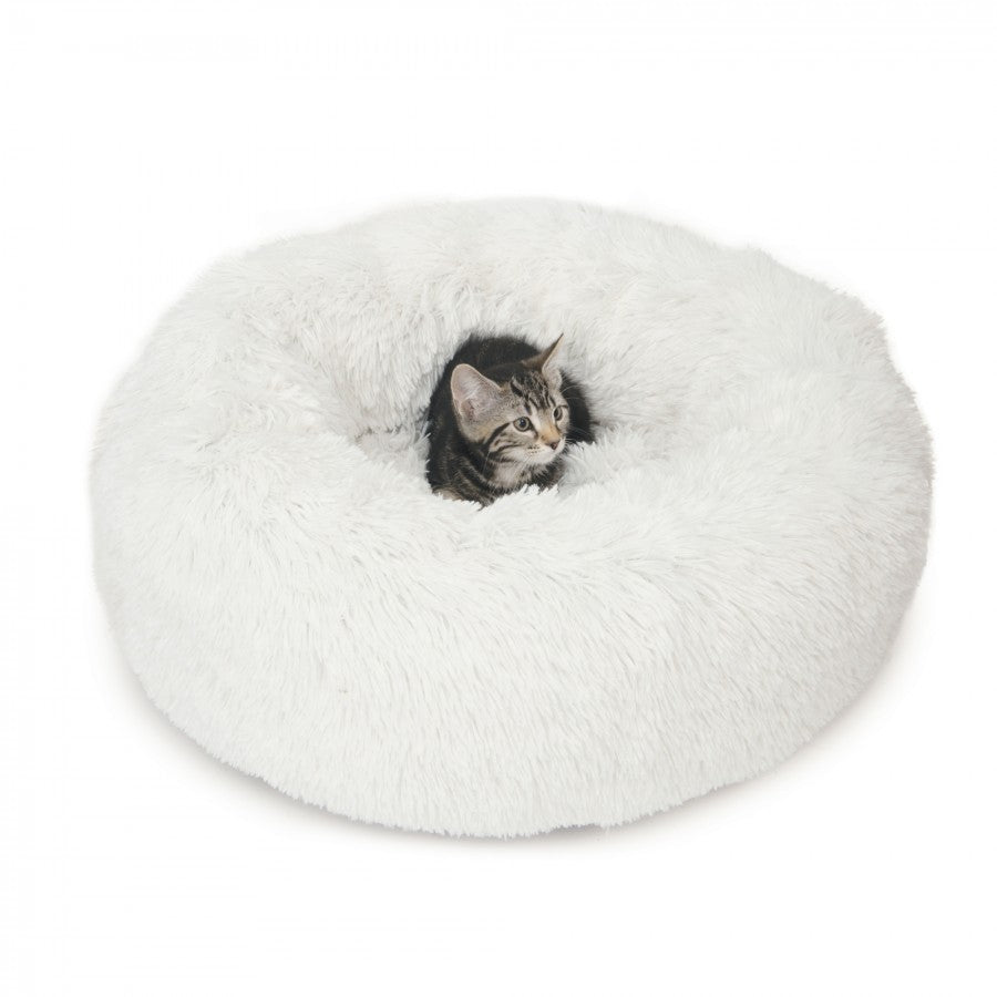 Catit - Fluffy Bed - WHITE - 60CM (20in)