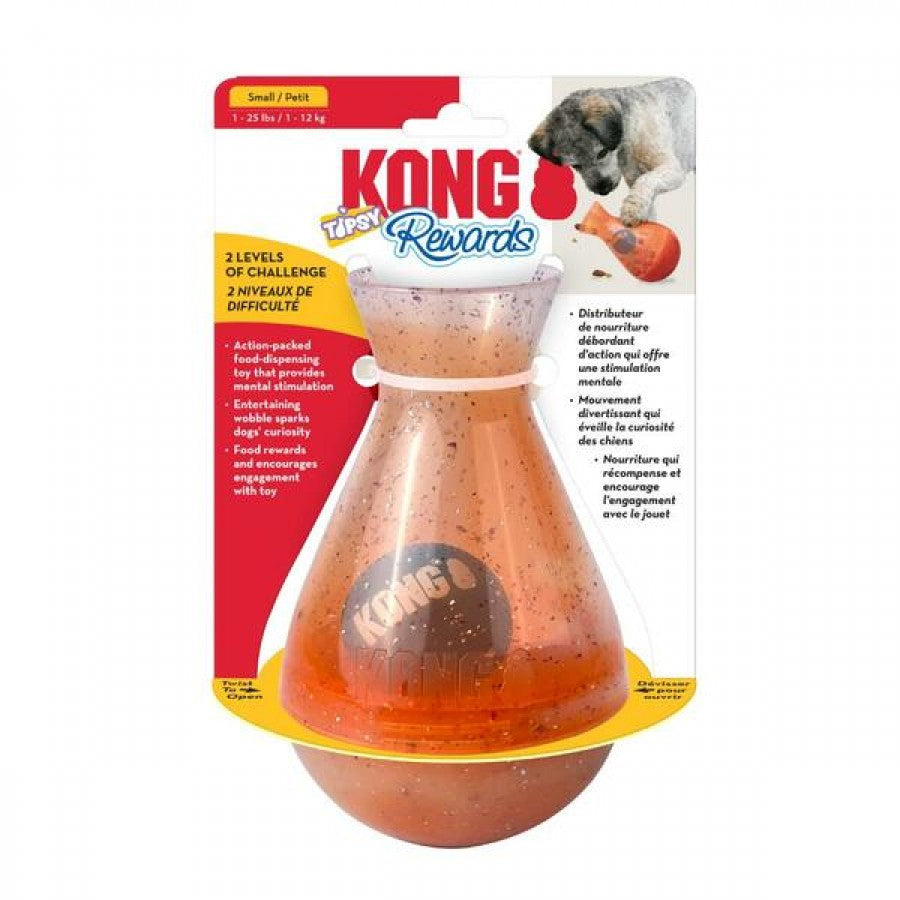 KONG - Rewards Tipsy Dog Toy - SMALL - 17.7CM (7in)