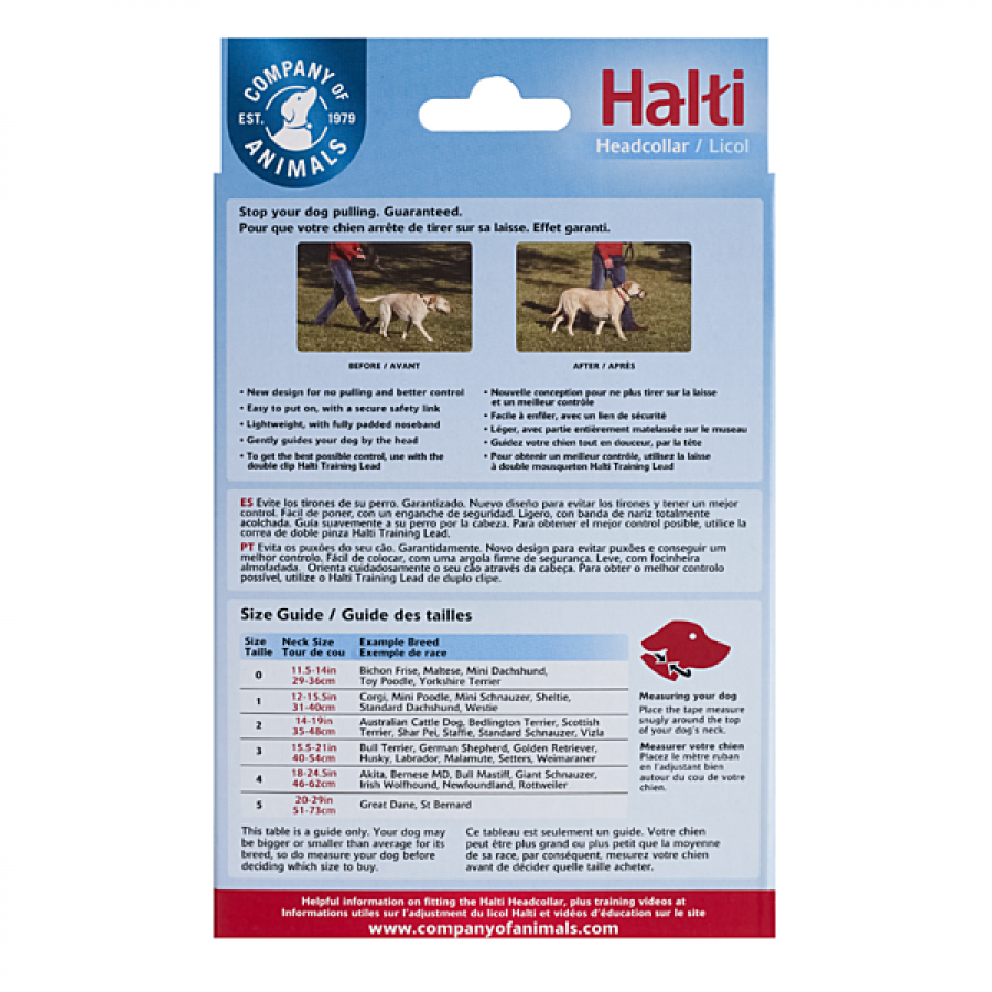 LocalID_66537 Company of Animals - Halti Nylon Head Collar - BLACK - Size 5