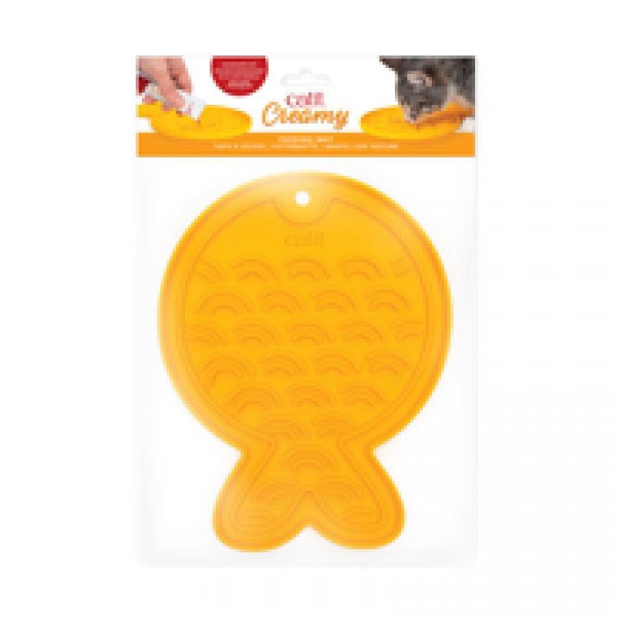 Catit - Creamy Mat - FISH SHAPE - 20.5CM (8in)