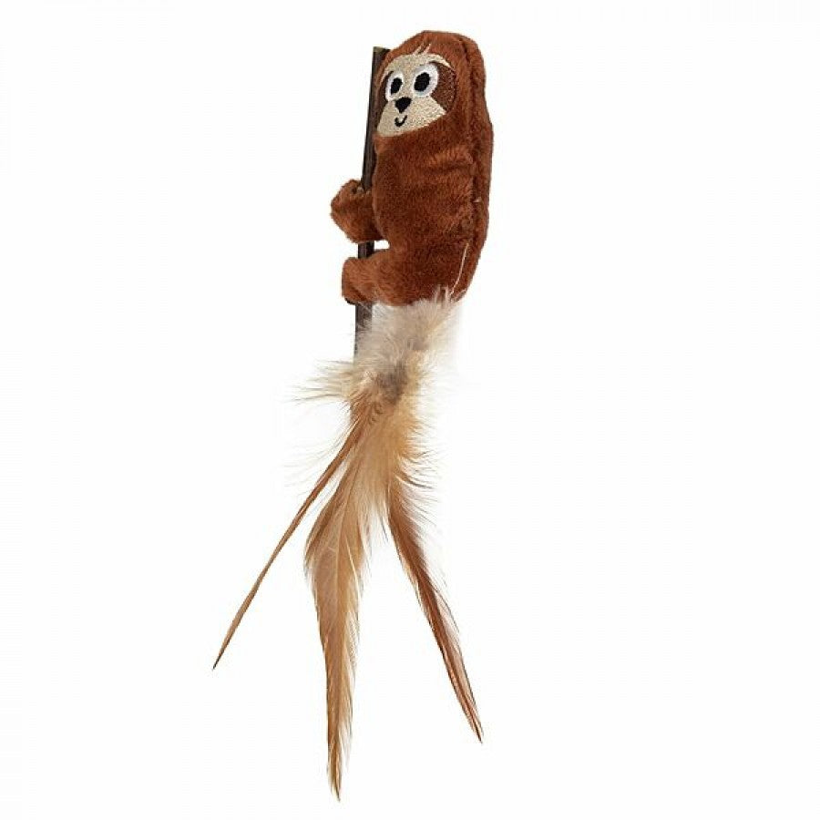 LocalID_65701 Mad Cat - Sloth Silvervine Stick Cat Toy - 9CM (3.5in) Tall
